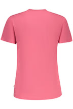 GUESS JEANS DAMEN KURZARM-T-SHIRT PINK