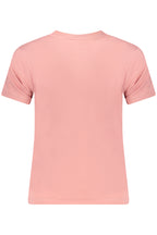 GUESS JEANS DAMEN KURZARM T-SHIRT ROSA