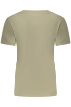 GUESS JEANS GRÜNES DAMEN-KURZARM-T-SHIRT