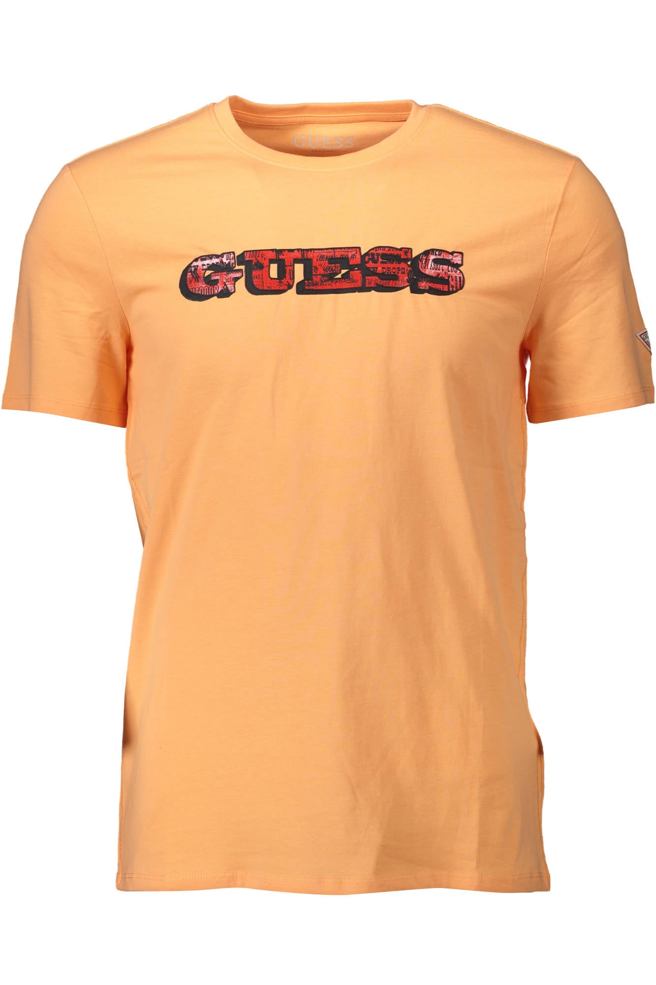 GUESS JEANS HERREN KURZARM T-SHIRT ORANGE Hauptbild