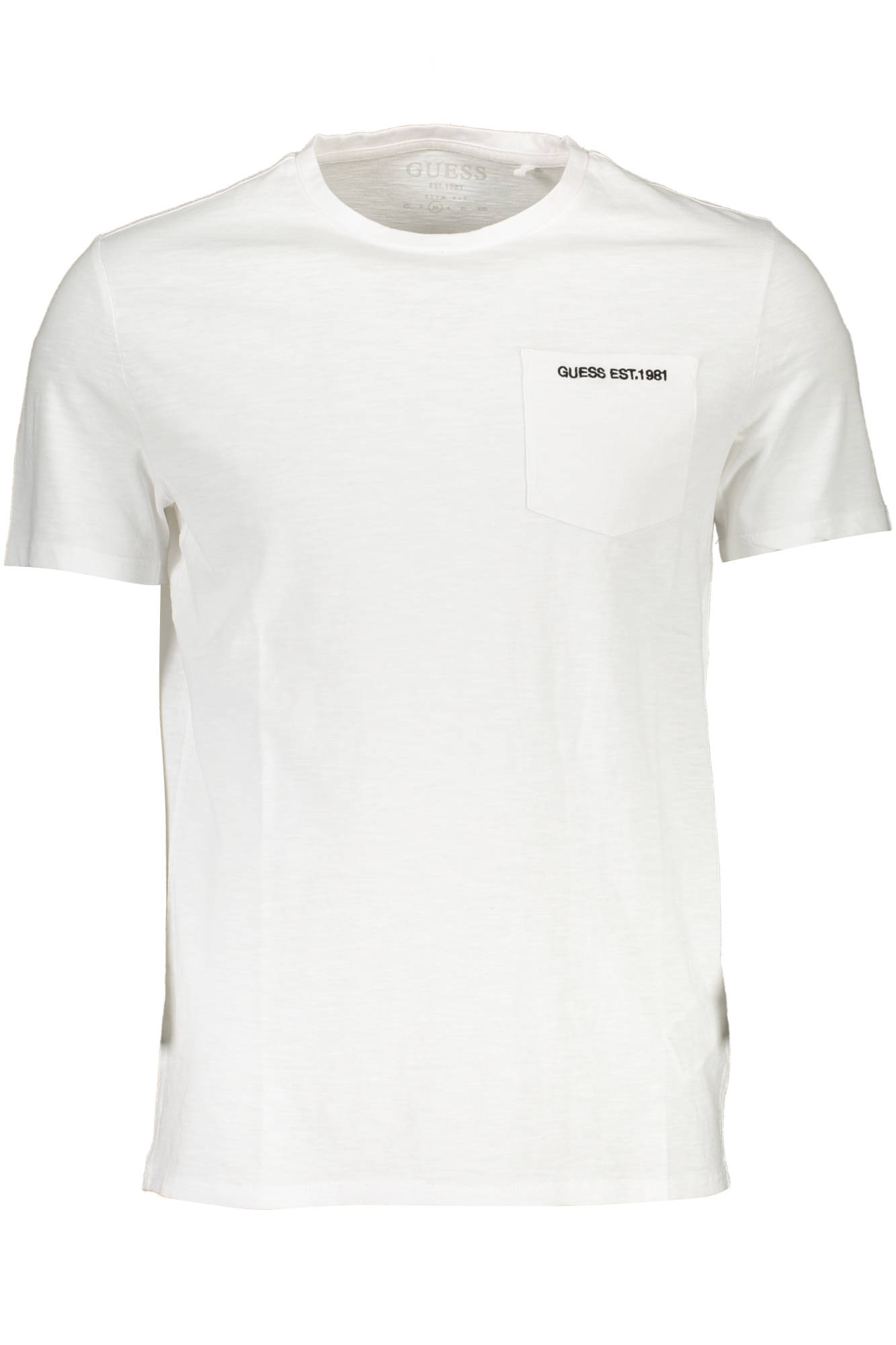 GUESS JEANS T-Shirt Herren Weiß – Kurzarm aus Bio-Baumwolle | soulluna.de Weiß