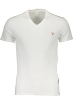 GUESS JEANS HERREN KURZARM T-SHIRT WEIß