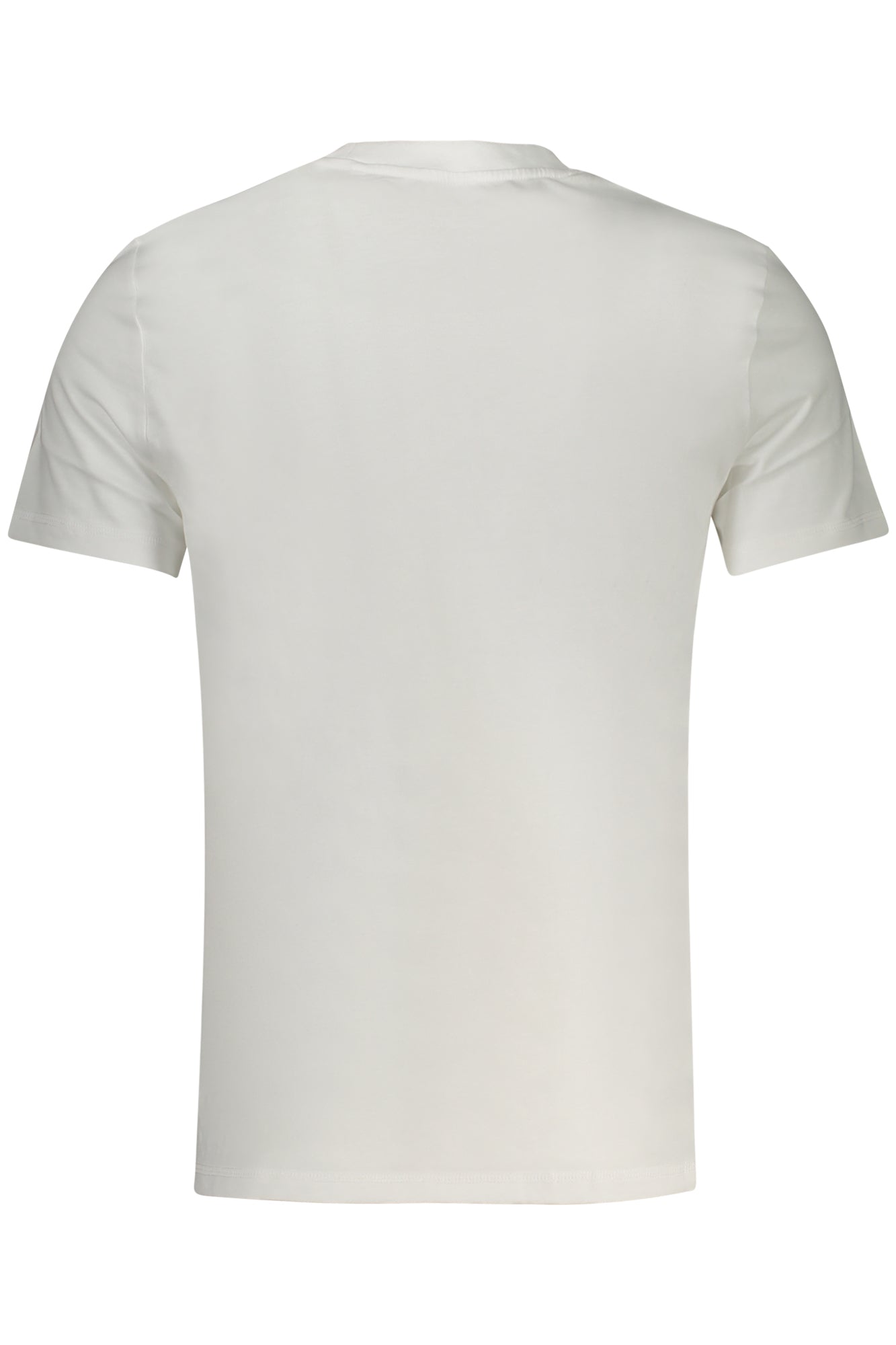GUESS JEANS Herren T-Shirt – Slim Fit, aus Baumwolle Weiß