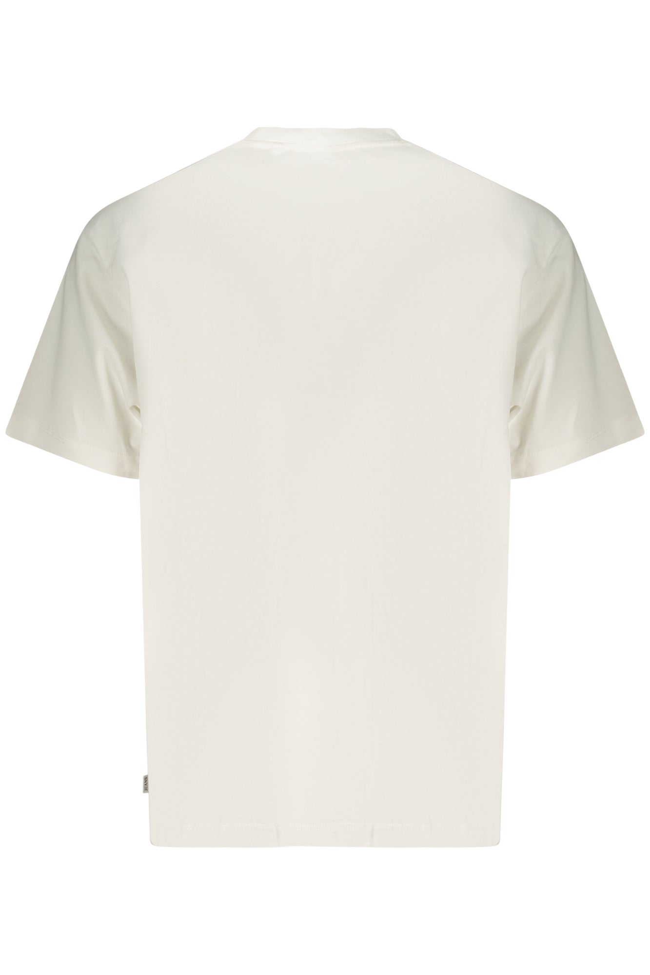 GUESS JEANS Herren T-Shirt Schwarz – Oversize-Passform aus Bio-Baumwolle Weiß