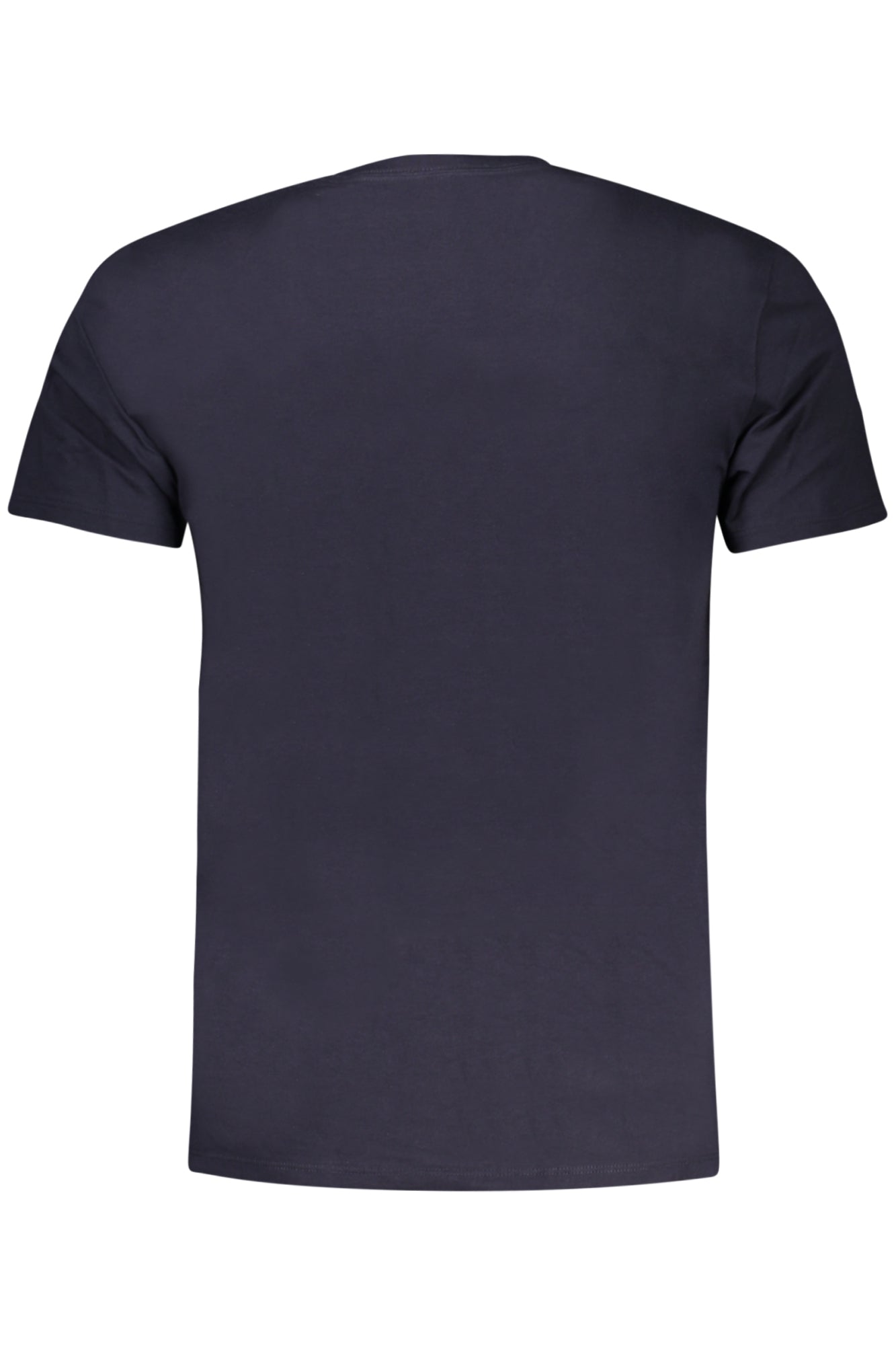 GUESS JEANS Herren T-Shirt Blau – Kurzärmlig mit Logo-Stickerei | soulluna.de Zweitbild