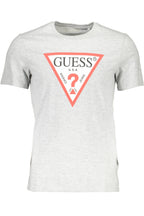 GUESS JEANS KURZARM-T-SHIRT HERREN GRAU