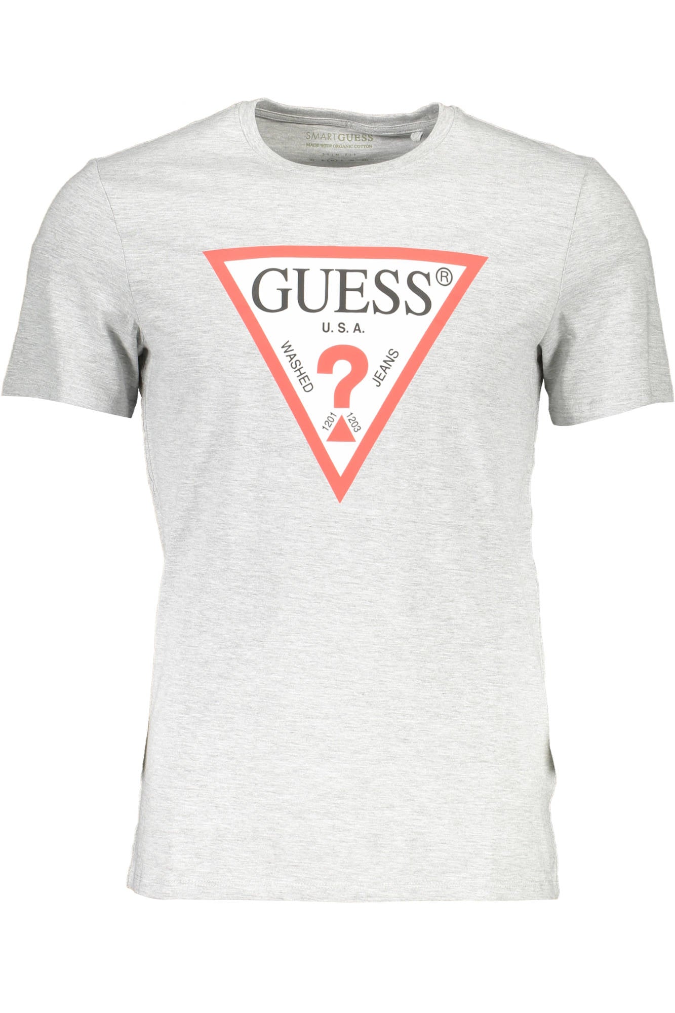 Guess Jeans Kurzarm-T-Shirt Herren Grau Grau Main image