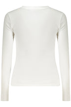 GUESS JEANS DAMEN LANGARM T-SHIRT WEISS