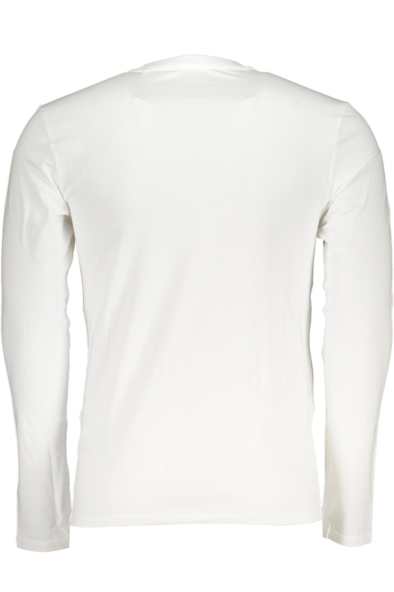 GUESS JEANS Langarm-T-Shirt Herren – Slim Fit aus Bio-Baumwolle | soulluna.de Weiß