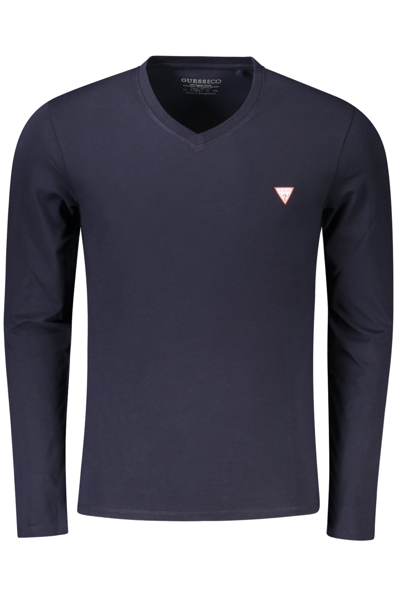 GUESS JEANS LANGARM-T-SHIRT HERREN BLAU Hauptbild