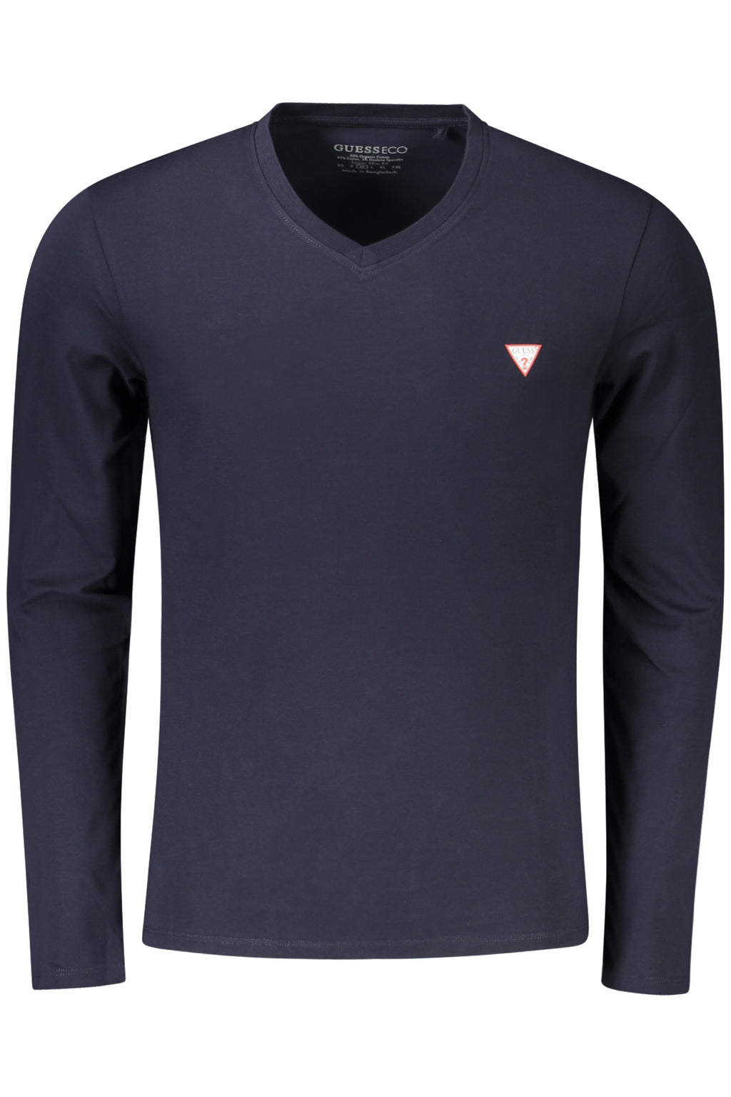 GUESS JEANS LANGARM-T-SHIRT HERREN BLAU