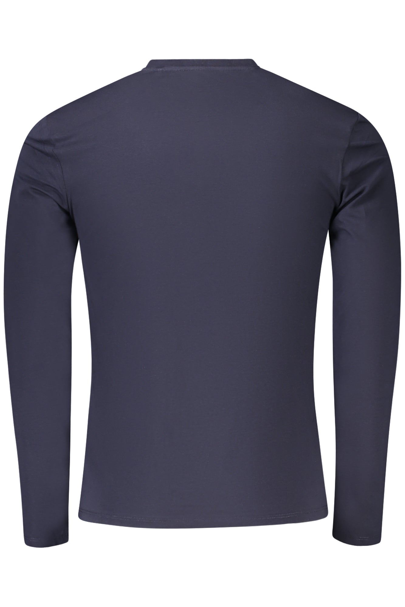 GUESS JEANS Langarm T-Shirt Herren Schwarz – Slim Fit aus Bio-Baumwolle Blau