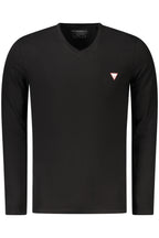 GUESS JEANS LANGARM T-SHIRT HERREN SCHWARZ