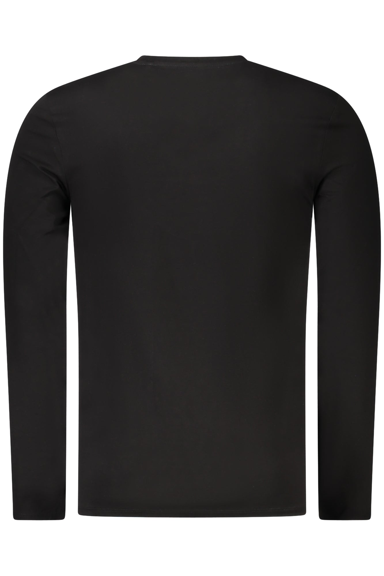 GUESS JEANS Langarm T-Shirt Herren Schwarz – Slim Fit aus Bio-Baumwolle Schwarz