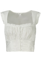 GUESS JEANS TOP DAMEN WEISS