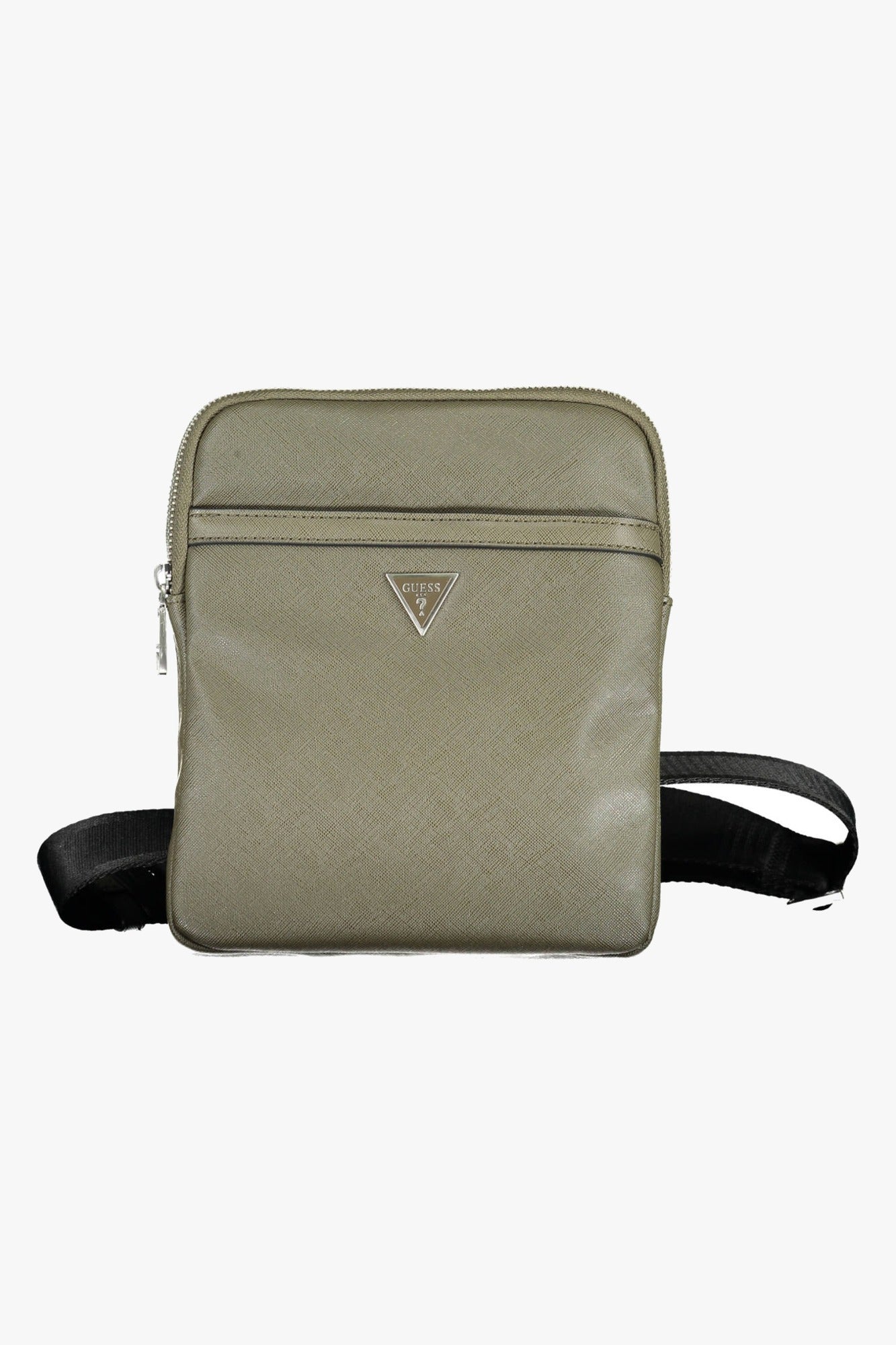 GUESS JEANS Schultertasche Herren – Grüne Umhängetasche aus recyceltem Nylon Grün