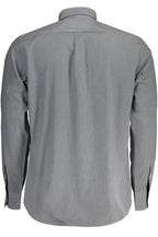 HARMONT & BLAINE HERREN-LANGARMHEMD BLAU