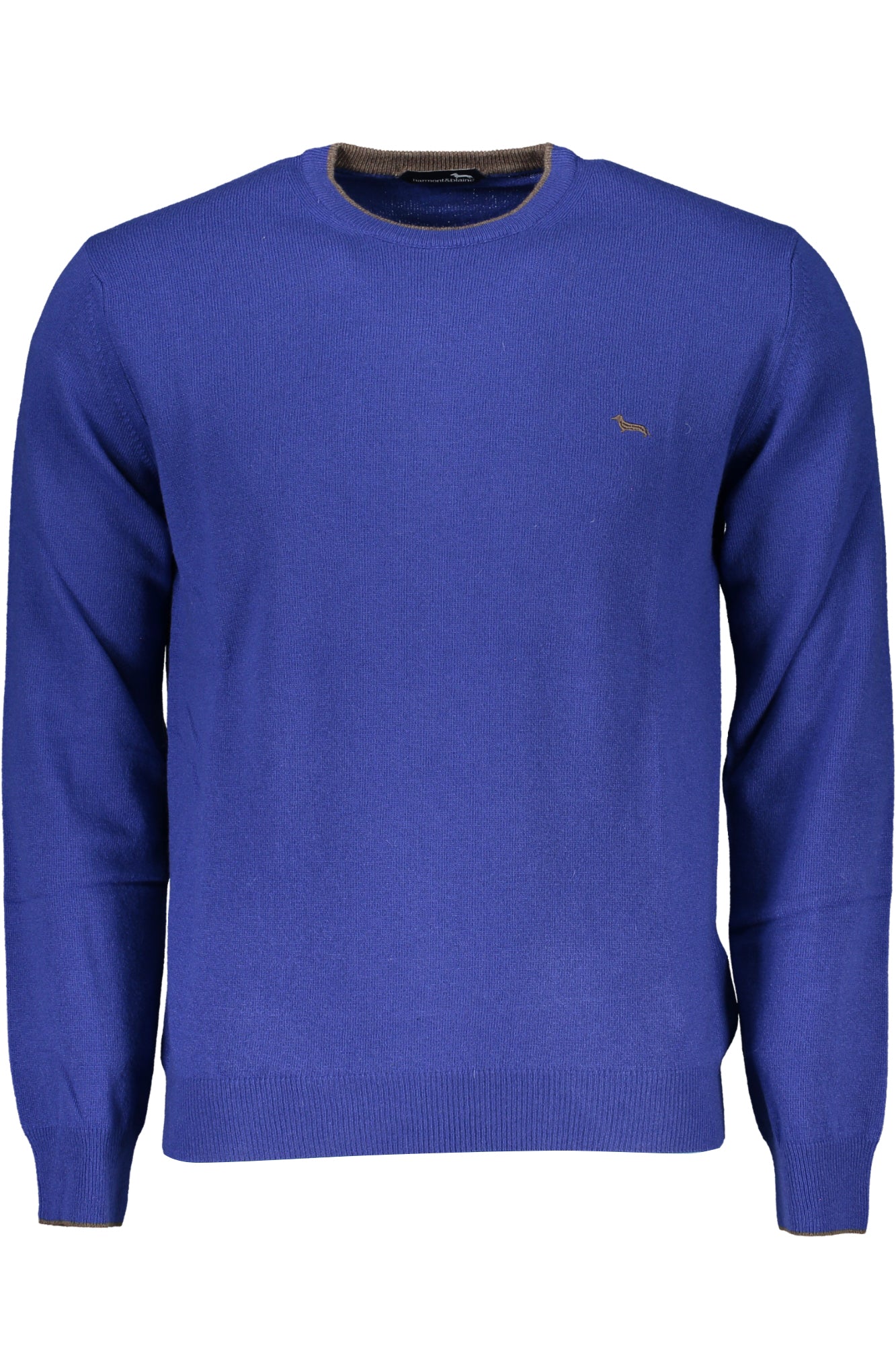HARMONT & BLAINE Herrenpullover braun – Italienische Qualität mit Kaschmir-Anteil Blau