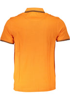 HARMONT & BLAINE ORANGES KURZARM-POLOSHIRT FÜR HERREN