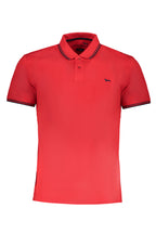 HARMONT & BLAINE ROTES KURZÄRMELIGES POLOSHIRT FÜR HERREN