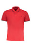 HARMONT & BLAINE ROTES KURZÄRMELIGES POLOSHIRT FÜR HERREN