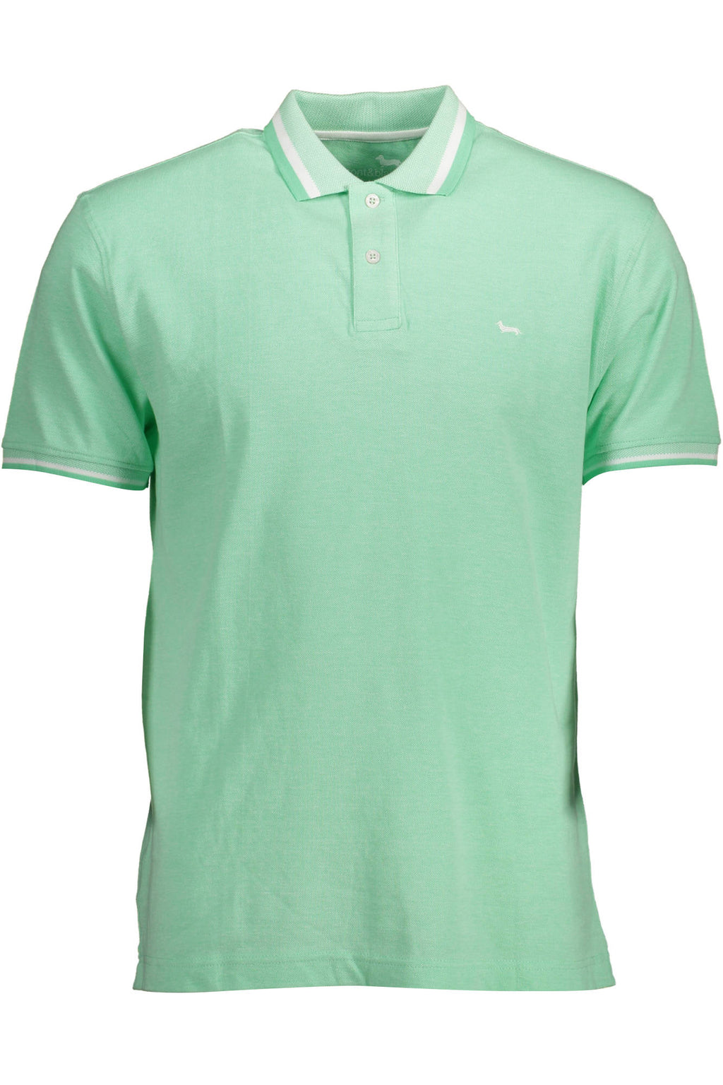 HARMONT & BLAINE HERREN KURZARM POLO GRÜN