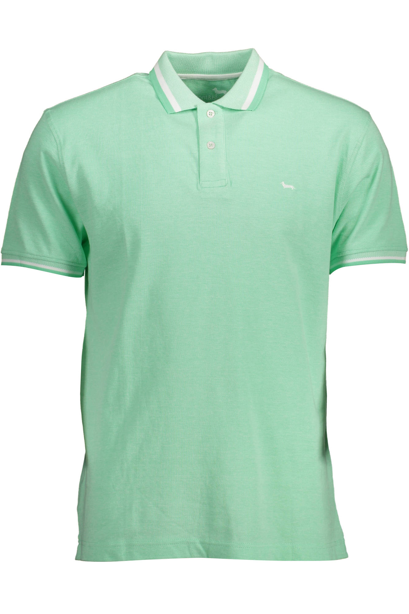 HARMONT & BLAINE HERREN KURZARM POLO GRÜN