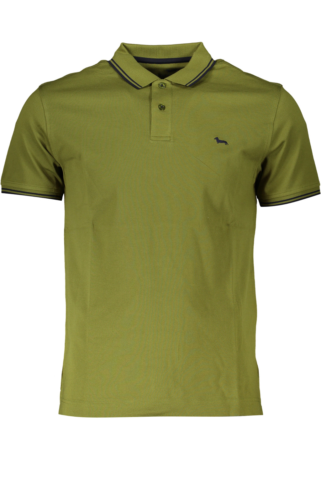 HARMONT & BLAINE GRÜNES KURZÄRMELIGES POLOSHIRT FÜR HERREN