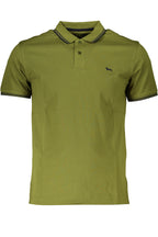HARMONT & BLAINE GRÜNES KURZÄRMELIGES POLOSHIRT FÜR HERREN