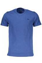 HARMONT & BLAINE HERREN-KURZARM-T-SHIRT BLAU