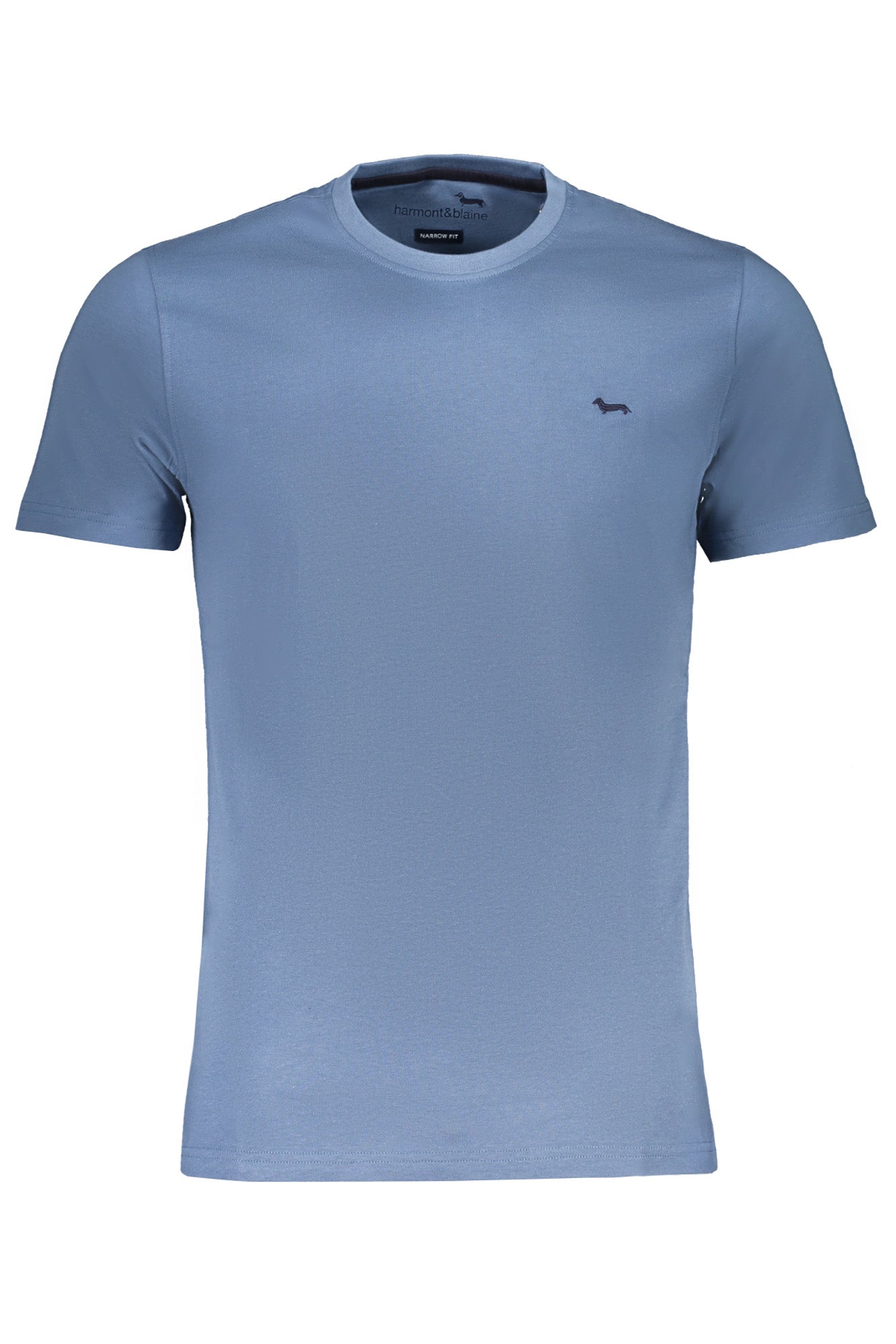 HARMONT & BLAINE HERREN-KURZARM-T-SHIRT BLAU