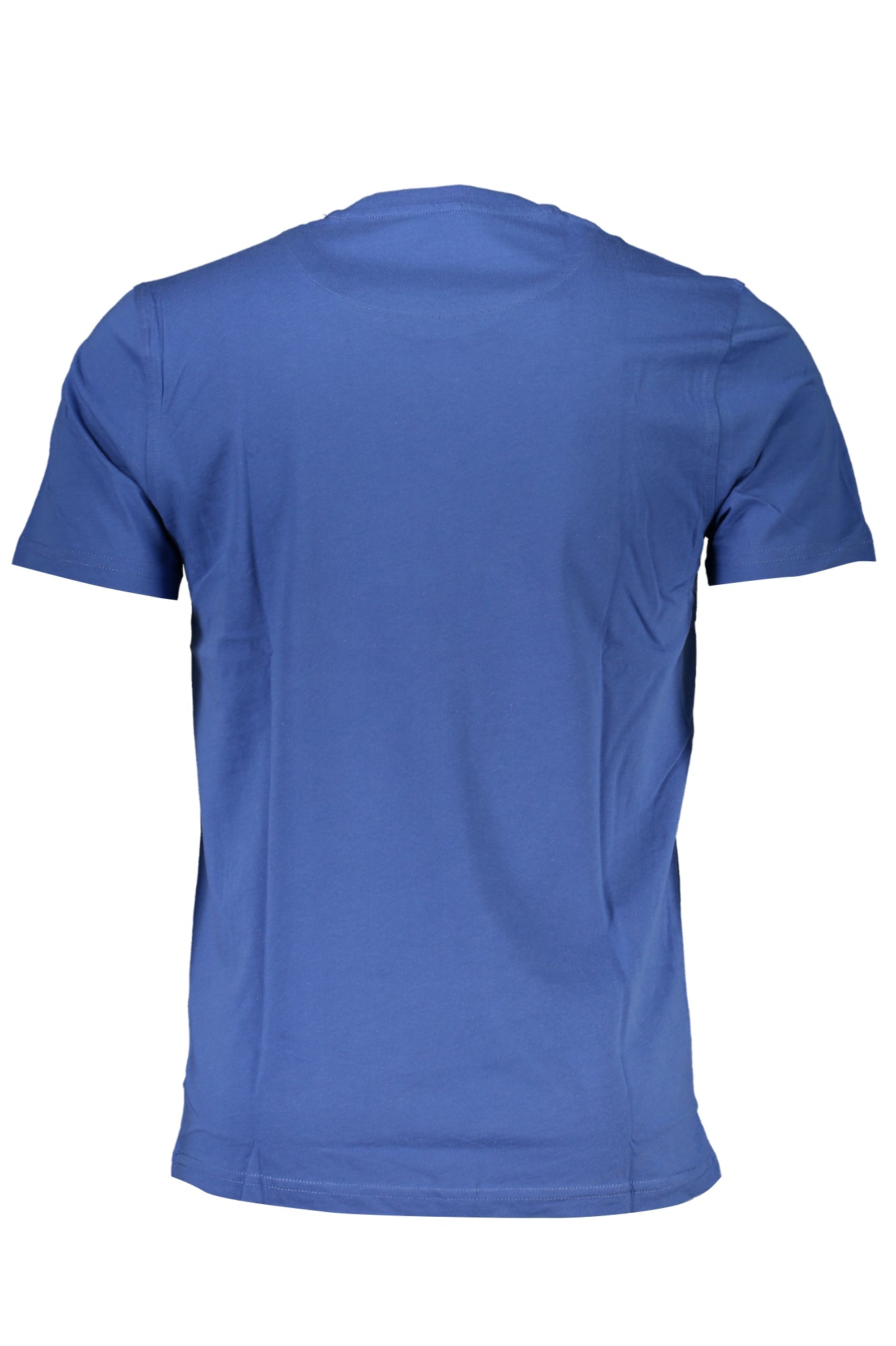 HARMONT & BLAINE T-Shirt Herren – Rotes Kurzarm-Shirt mit Logo-Stickerei Blau