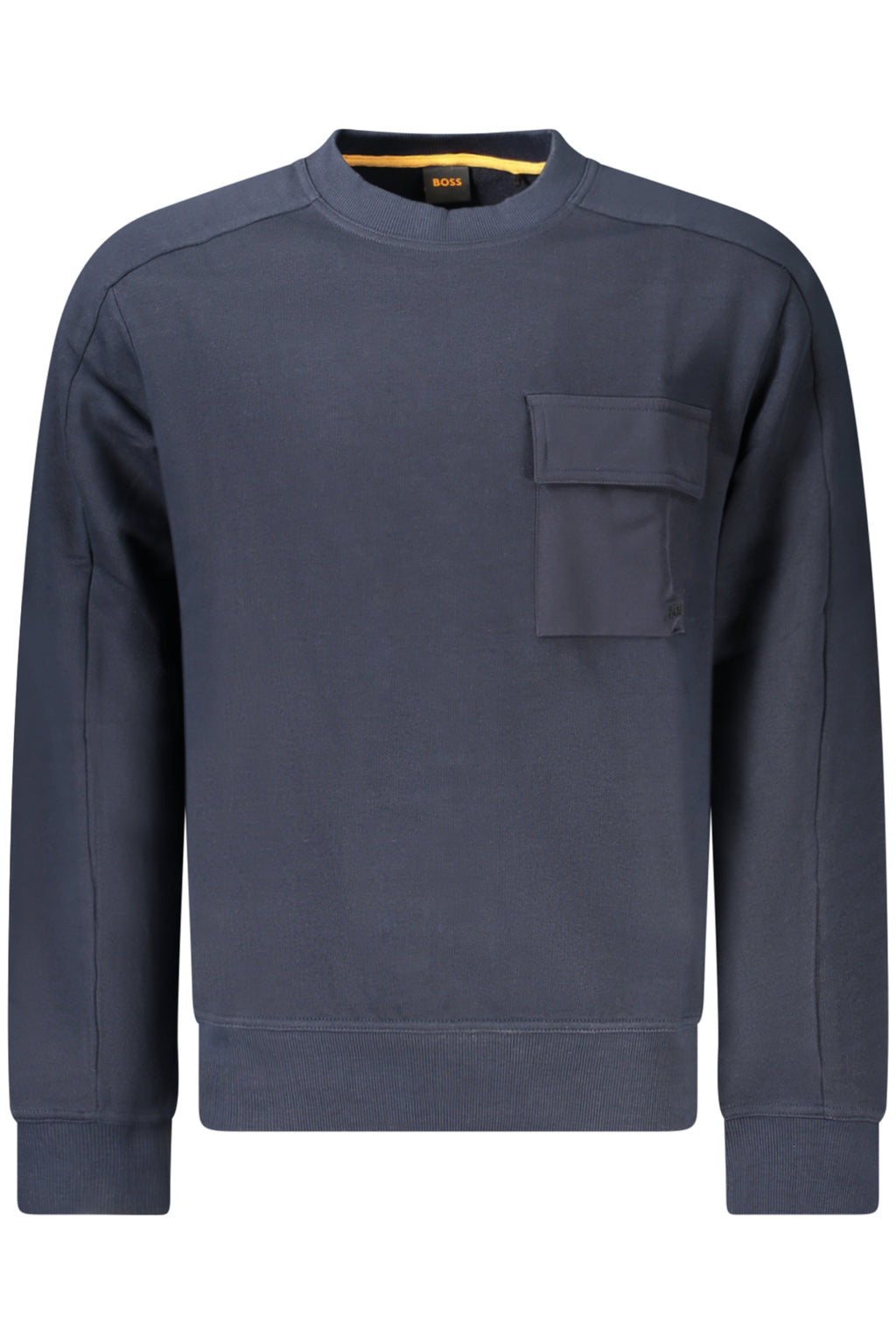 HUGO BOSS HERREN SWEATSHIRT MIT ZIP-UP BLAU