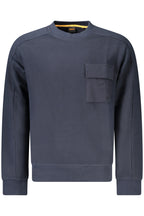 HUGO BOSS HERREN SWEATSHIRT MIT ZIP-UP BLAU