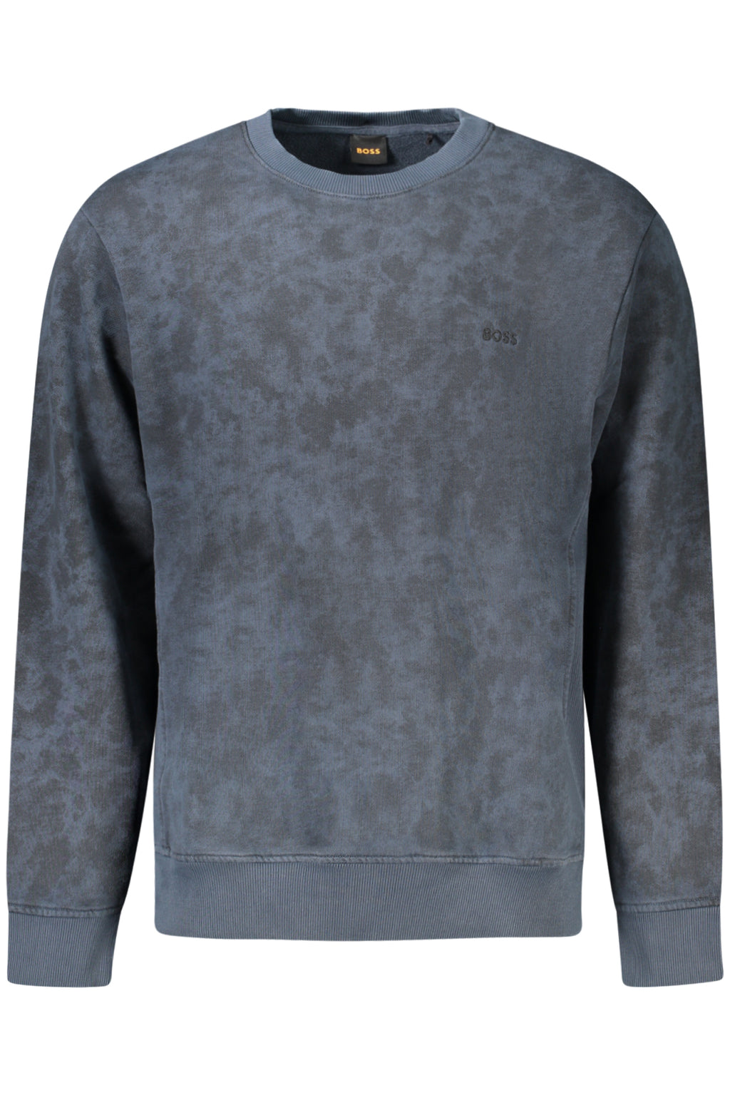 HUGO BOSS HERREN SWEATSHIRT MIT ZIP-UP BLAU