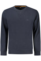 HUGO BOSS HERREN SWEATSHIRT MIT ZIP-UP BLAU