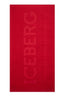 Iceberg Strandtuch Herren – 100% Baumwolle, 90x170 cm | Logo-Detail Rot