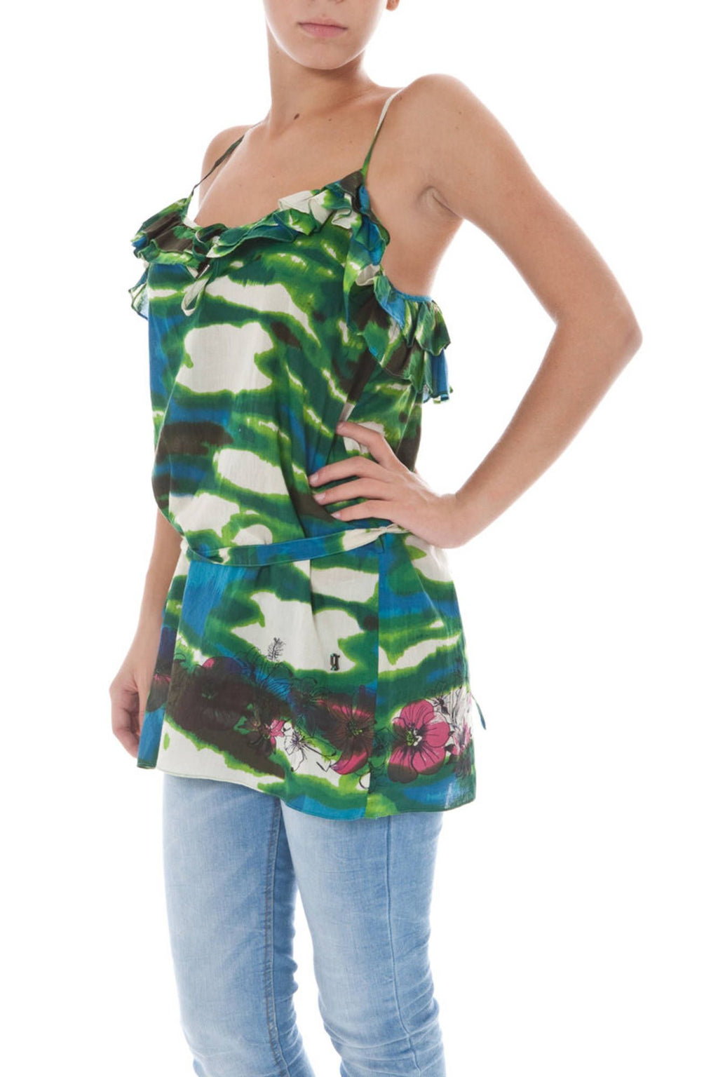 JOHN GALLIANO GRÜNES TANK FÜR DAMEN