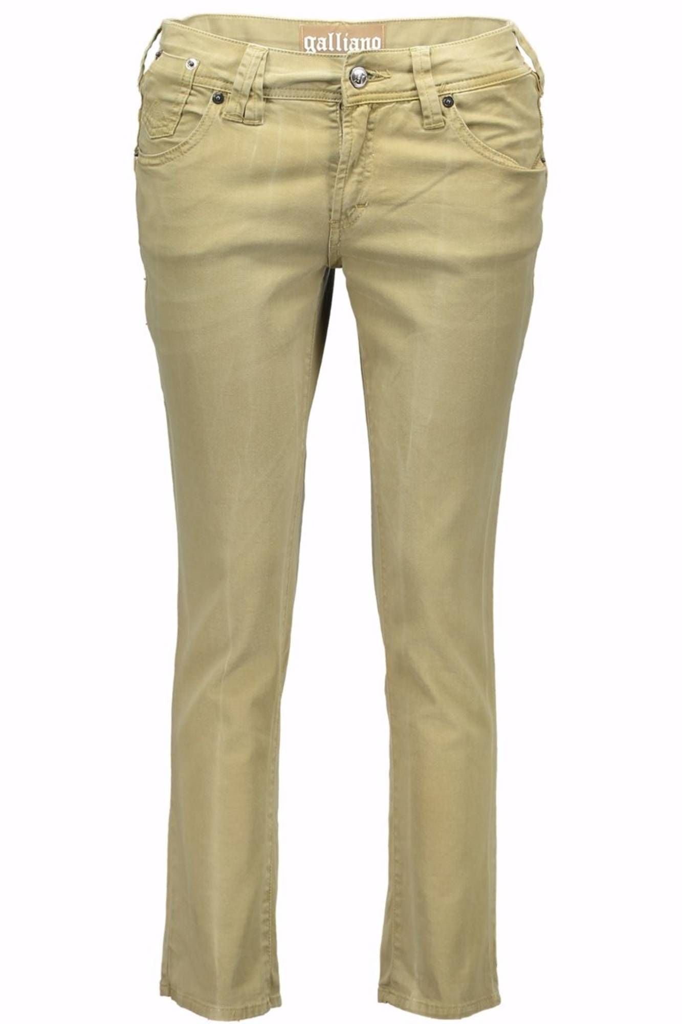 JOHN GALLIANO GRÜNE PINOCCHIETTO-HOSE FÜR DAMEN