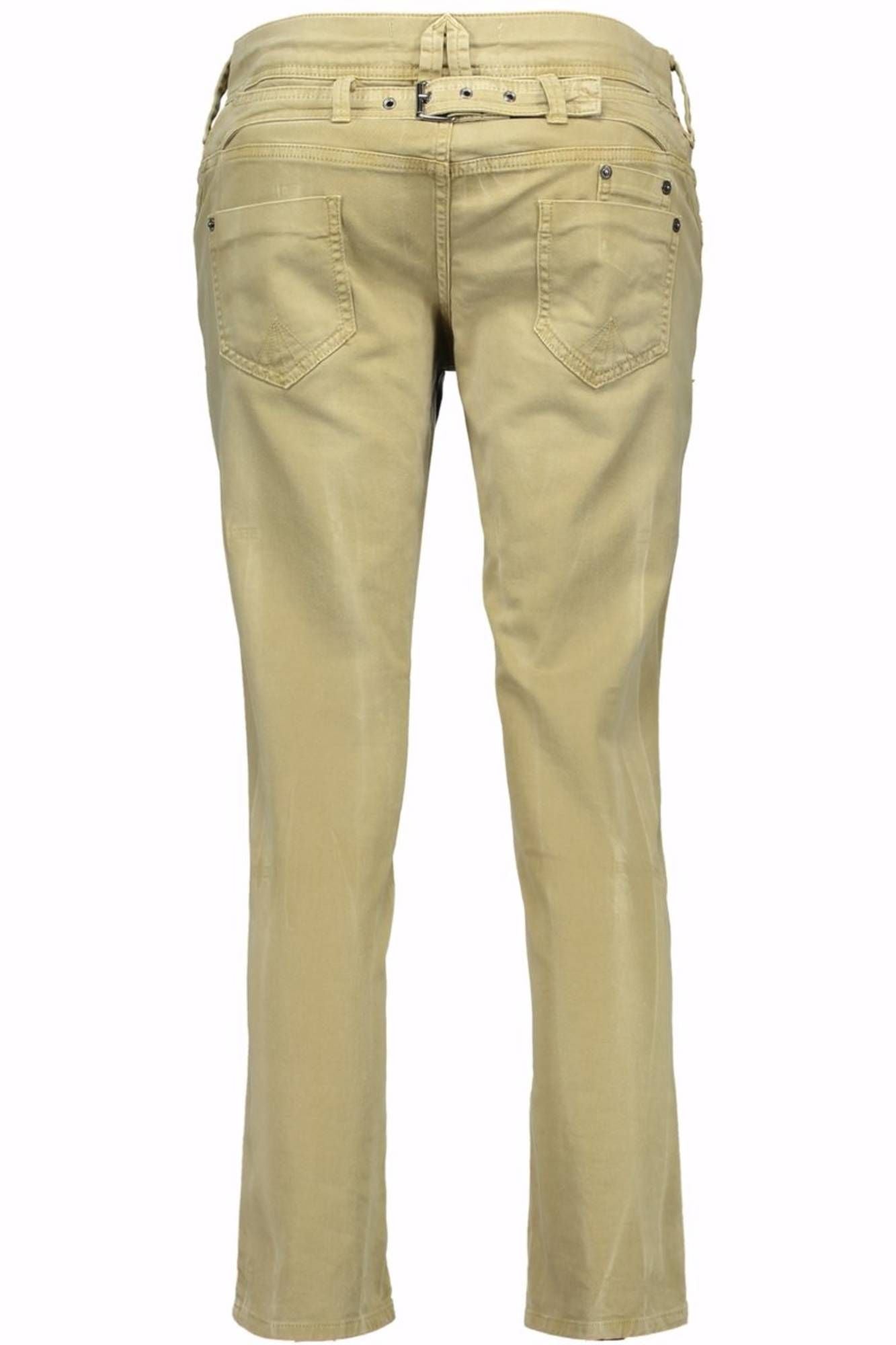 John Galliano Pinocchietto-Hose Damen – Grüne Cargohose mit verblasstem Effekt Grün