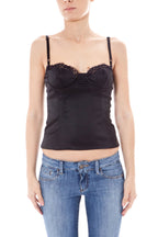 JOHN GALLIANO TOP FRAU SCHWARZ