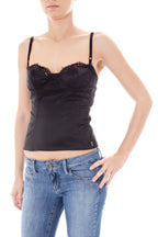 JOHN GALLIANO TOP FRAU SCHWARZ