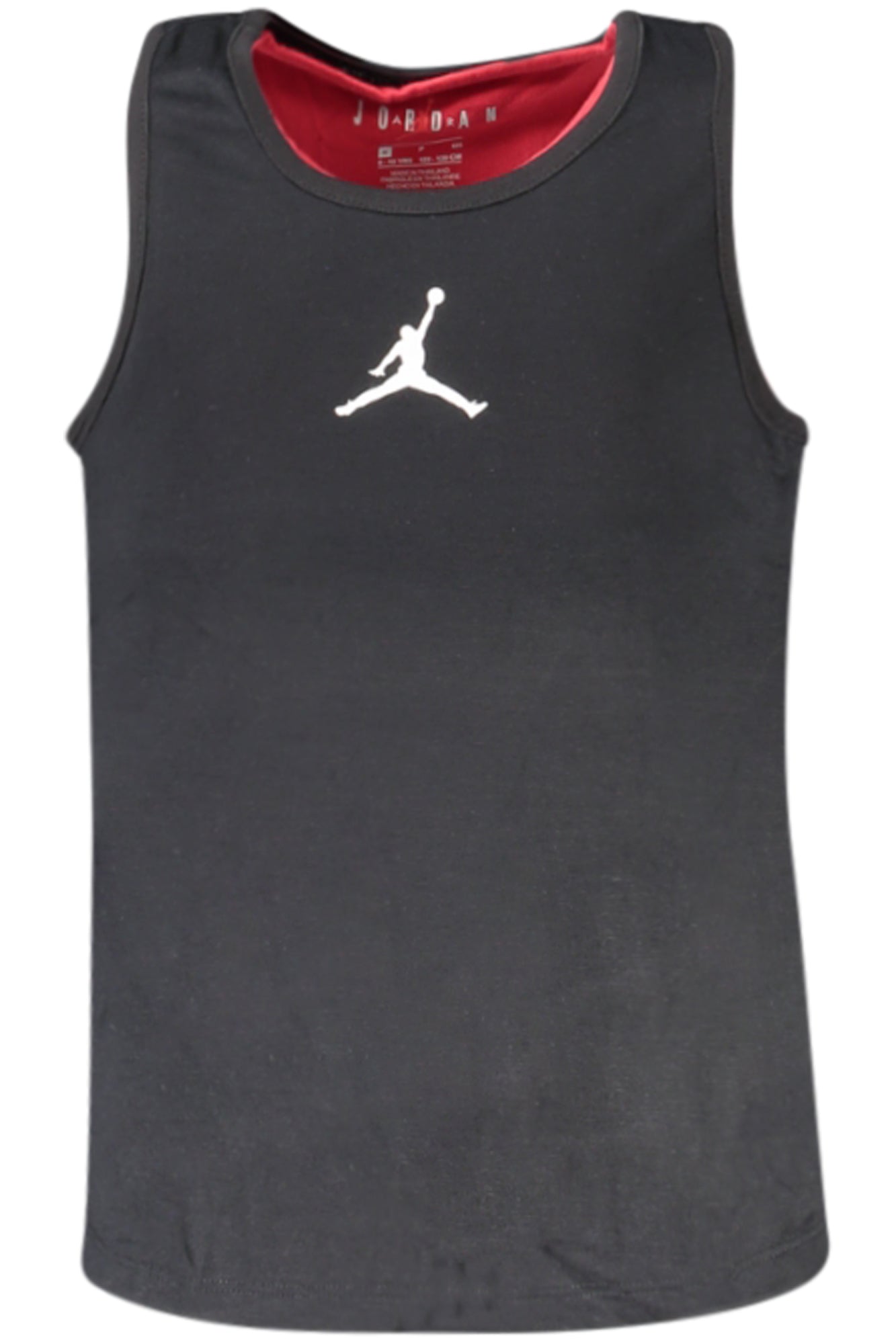 Jordan Tanktop Mädchen – Schwarzes Top mit Logo-Print für Herbst/Winter Schwarz
