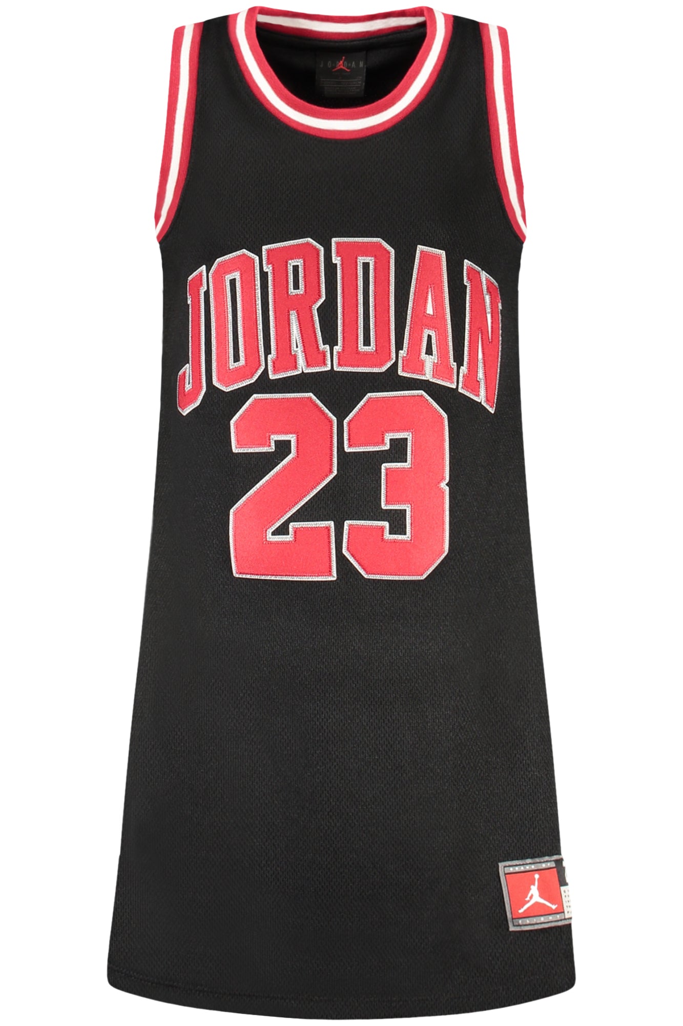 Jordan Tanktop Mädchen – Schwarzes Top mit Logo-Applikation für Herbst/Winter Schwarz