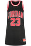 Jordan Tanktop Mädchen – Schwarzes Top mit Logo-Applikation für Herbst/Winter Schwarz