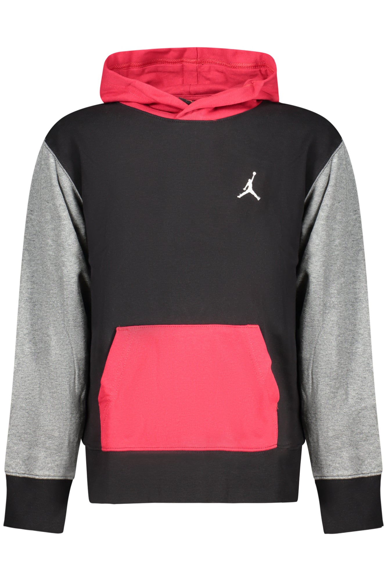 Jordan Sweatshirt Herren mit Zip-Up-Stickerei – Weißes Kapuzensweatshirt für Herbst/Winter Schwarz