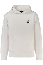 JORDAN HERREN-SWEATSHIRT MIT ZIP-UP-STICKEREI WEISS