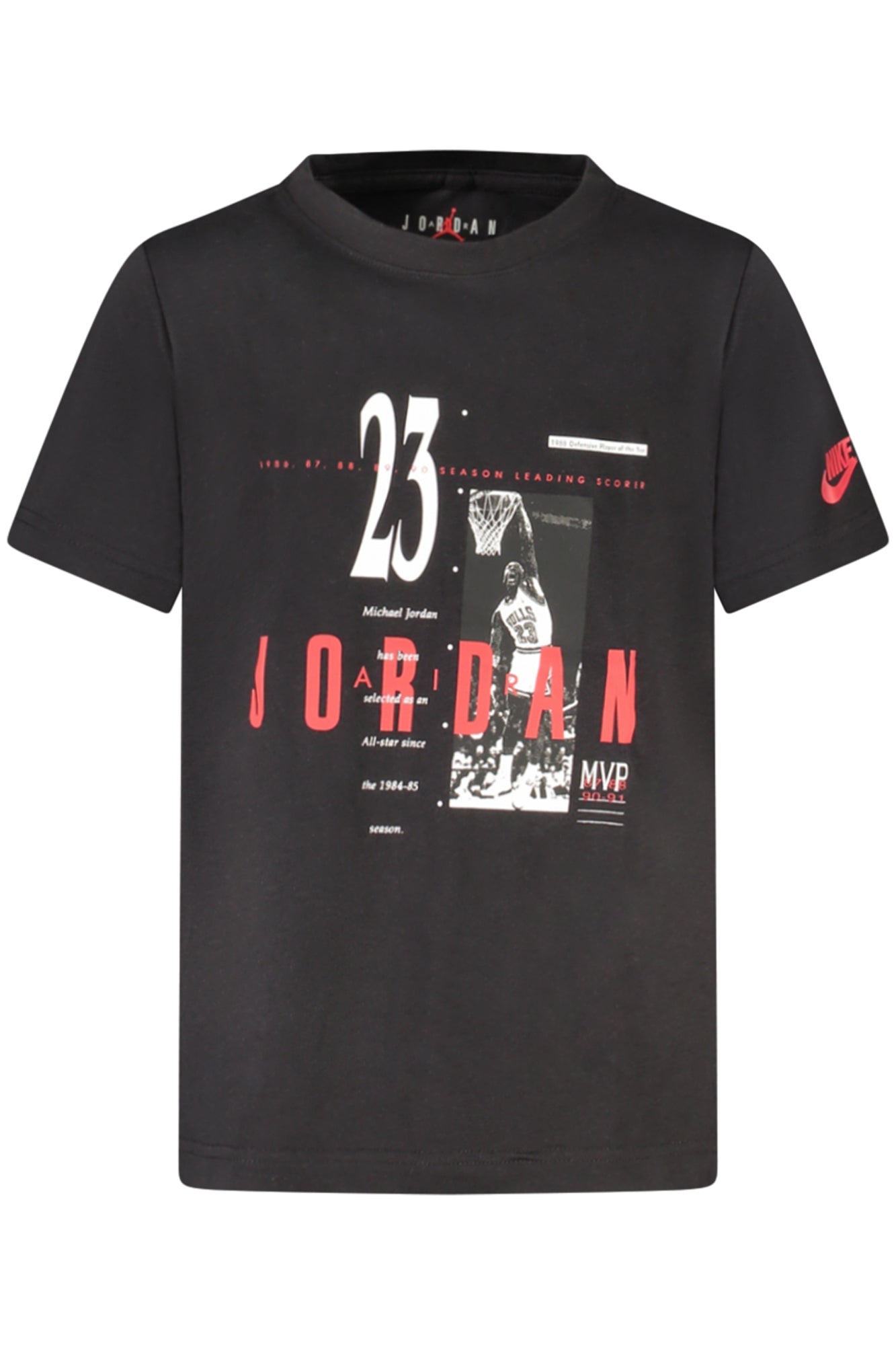 JORDAN KURZARM-T-SHIRT FÜR KINDER, SCHWARZ Hauptbild