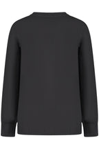 JORDAN LANGARM-T-SHIRT FÜR KINDER, SCHWARZ