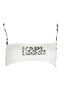 KARL LAGERFELD BEACHWEAR BADEANZUG TOP FRAU WEIß